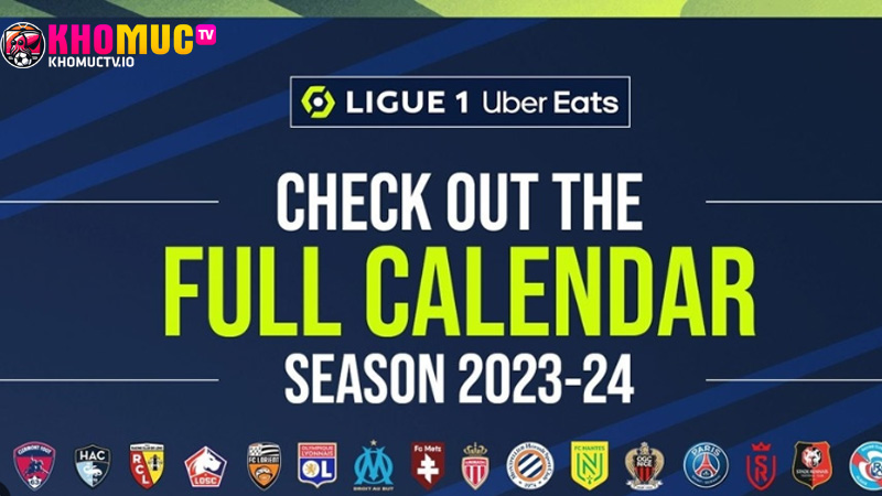 lịch thi đấu bóng đá Ligue 1