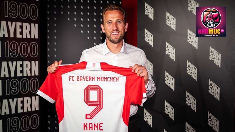 Khi gia nhập CLB Bayern Munich vào năm 2023, Harry Kane tiếp tục mặc áo số 9